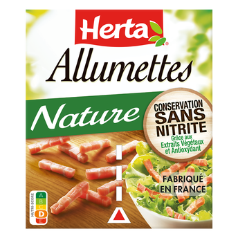 Image de Allumettes nature sécables conservation sans nitrite HERTA