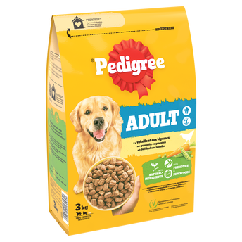 Image de Croquettes moyen et grand chien à la volaille et aux légumes PEDIGREE