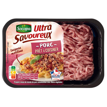 Image de Ultra Savoureux au porc nature, SOCOPA, France, barquette