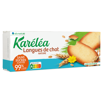 Image de Biscuits langue de chat avec édulcorant KARELEA