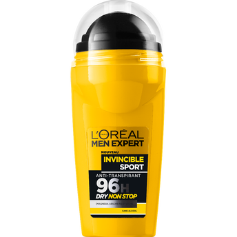 Image de Déodorant Homme anti-transpirant INVINCIBLE SPORT 96H MEN EXPERT L'OREAL - Bille
