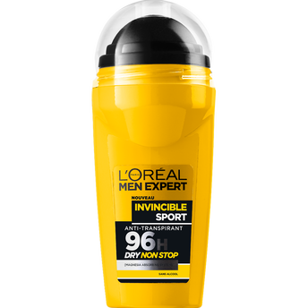 Image de Déodorant Homme anti-transpirant INVINCIBLE SPORT 96H MEN EXPERT L'OREAL - Bille