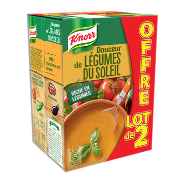 Knorr Douceur Légumes Du Soleil Pointe D'origan Knorr, 2x1l