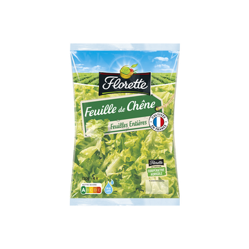 Florette Petite Feuille De Chêne Verte, Florette, Sachet, 150g