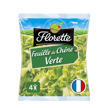 Florette Petite Feuille De Chêne Verte, Florette, Sachet, 150g