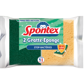 Image de Gratte éponge efficacité anti-bactérienne SPONTEX