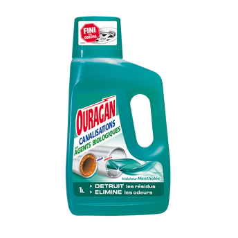 Image de Gel d'entretien pour canalisations fraîcheur mentholée OURAGAN