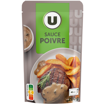Image de U
Sauce liquide au poivre sachet de