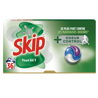 Image de SKIP - Lessive en Capsules - Tout en 1 - 36 lavages - 759