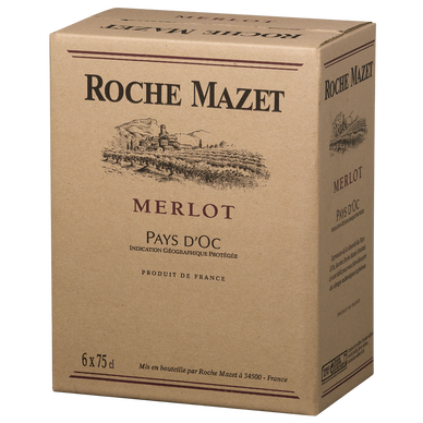 Pays d'Oc IGP, Vin rouge, Roche Mazet merlot 2022 - 75cl - Super U, Hyper U,  U Express 