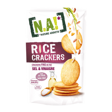 [N.A!] Nature Addicts Rice Crackers Sel Et Vinaigre N.a, 70g