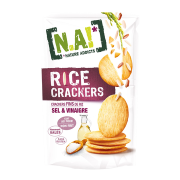 [N.A!] Nature Addicts Rice Crackers Sel Et Vinaigre N.a, 70g
