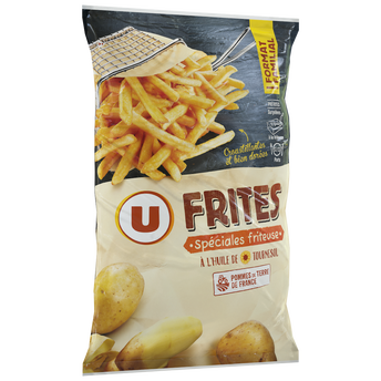 Image de U
Frites traditionnelles - sachet de 2,5kg - - pour