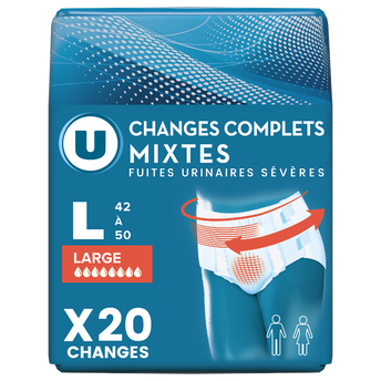 Image de U
Change incontinence complet adulte - taille L