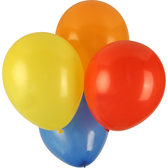 Image de Ballons de baudruche, 50 unités, coloris assortis