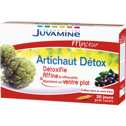 Ampoule Detox Artichaut Gout Cassis Juvamine X20 Super U Hyper