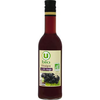 Image de U BIO
Vinaigre de vin rouge bouteille en verre de