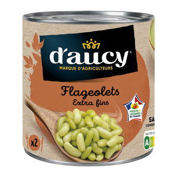 Image de Flageolets extra-fins D'AUCY - Boîte
