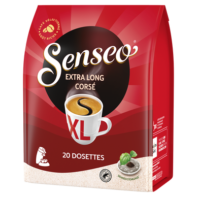 Café dosettes extra Long Corsé Senseo x20 - 250g
