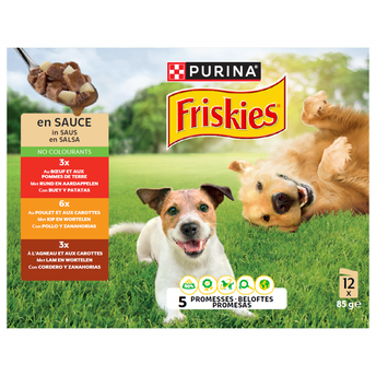 Image de FRISKIES aux Viandes et Légumes en Sauce - 12 x 85 g