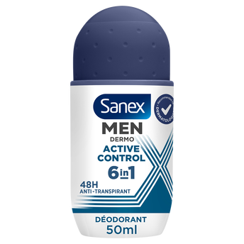 Image de Déodorant Homme active control 48H SANEX, Bille