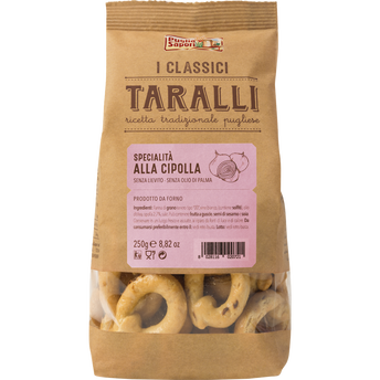 Image de Taralli aux oignons puglia SAPORI, sachet de