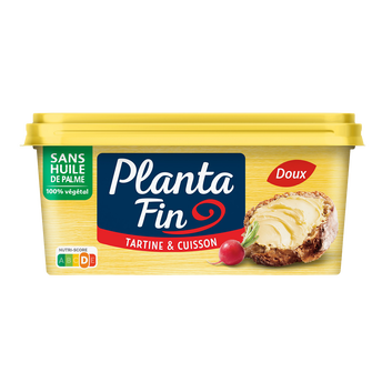 Image de Matière grasse à tartiner/cuisiner doux 59%MG 100% végétal PLANTA