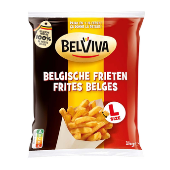 Image de Frites belges LUTOSA BELVIVA 1kg - pour
