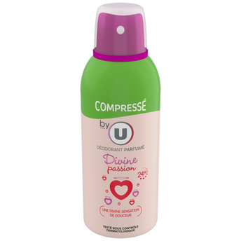 Image de BY U
Déodorant compressé pour femme parfum divine passion atomiseur de