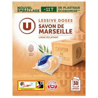 Image de U
Lessive Capsules Tri-doses Parfum Marseille - 30