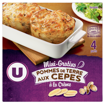 Image de U
Mini gratin de pommes de terre aux cèpes