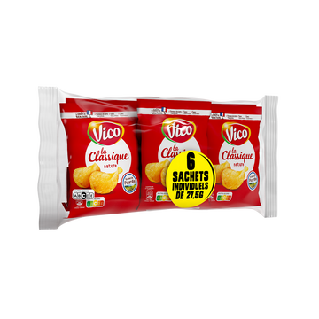 Vico Chips La Classique Nature Vico, Multipack 6x27, 5g