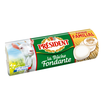 Image de Buche de chèvre fondante  PRESIDENT - Format familial
