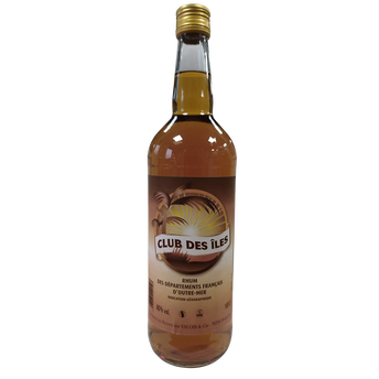 Image de Rhum ambré traditionnel département outre mer, 40°, bouteille de