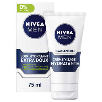 Image de Crème visage homme soin apaisant sensitive pour peaux sensibles men NIVEA