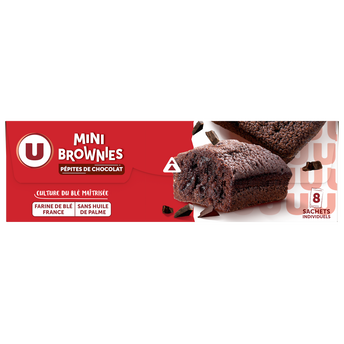 Image de U
Mini brownies pépites chocolat