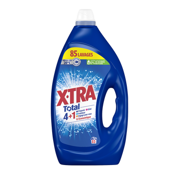 Image de Lessive liquide total 4 plus 1 propreté éclat fraîcheur X-TRA - 85