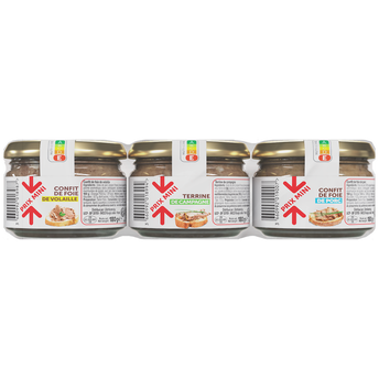 Image de Assortiments de terrines PRIX MINI