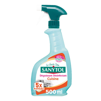 Image de Nettoyant désinfectant dégraissant cuisine fresh SANYTOL Protection ,spray de
