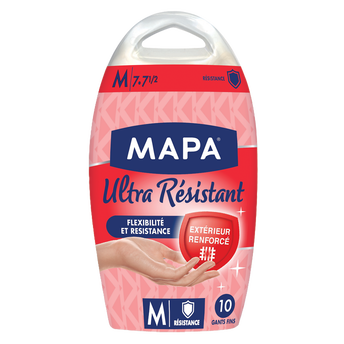 Image de 10 gants fins haute résistance MAPA, taille