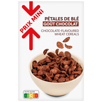 Image de Pétales de blé goût chocolat PRIX MINI paquet