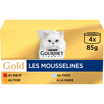 Image de Sachets fraîcheur pour chat GOLD Les Mousselines GOURMET