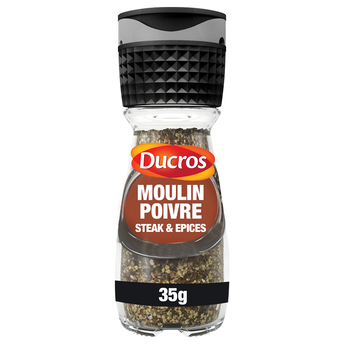Image de Moulin poivre pour steak DUCROS, moulin de