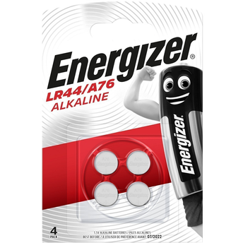 Image de Pile bouton ENERGIZER, alcaline, LR44/A76, 4