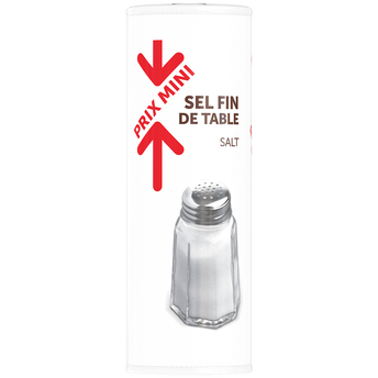 Image de Sel fin de table PRIX MINI - boîte verseuse