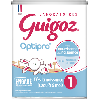 Image de Lait infantile en poudre 1er âge 0-6M GUIGOZ OPTIPRO - Boîte