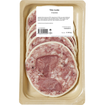 Image de Tête roulée avec langue BRIENT, 5 tranches 190 g