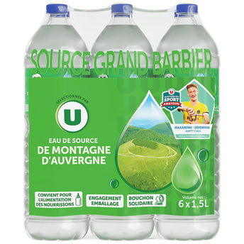 Image de U
Eau de source de montagne d'Auvergne