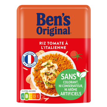 Image de Riz micro-ondable Tomate à l'Italienne 2min BEN'S ORIGINAL