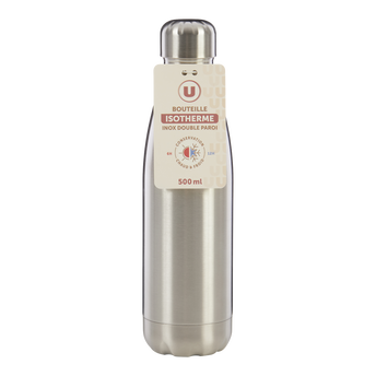 Image de U
Bouteille isotherme 500ml inox